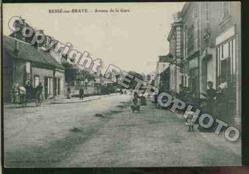 Ville de BESSESURBRAYE Carte postale ancienne