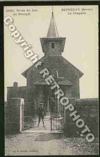 Ville de BOURDEAU Carte postale ancienne