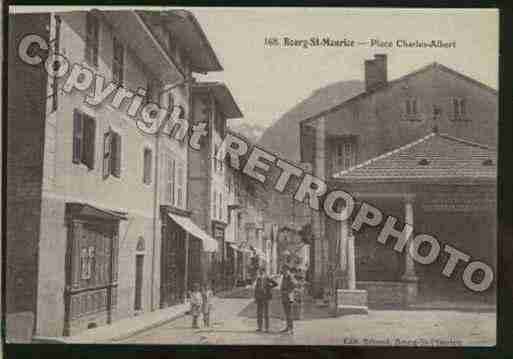 Ville de BOURGSAINTMAURICE Carte postale ancienne