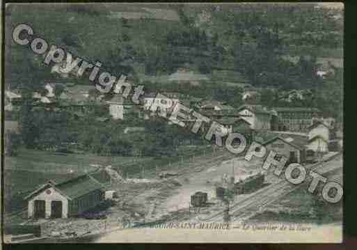 Ville de BOURGSAINTMAURICE Carte postale ancienne