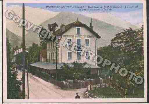 Ville de BOURGSAINTMAURICE Carte postale ancienne