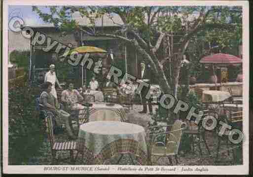 Ville de BOURGSAINTMAURICE Carte postale ancienne