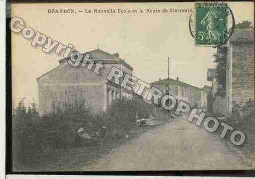 Ville de BRANDON Carte postale ancienne