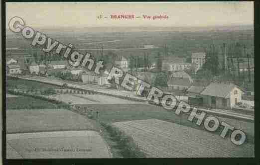 Ville de BRANGES Carte postale ancienne