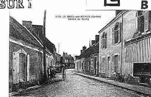 Ville de BREILSURMERIZE Carte postale ancienne