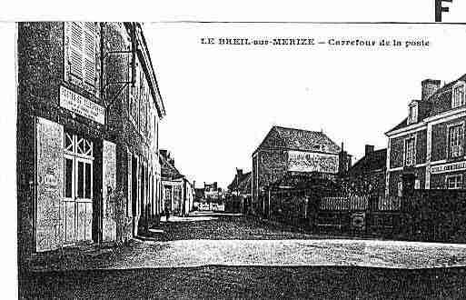 Ville de BREILSURMERIZE Carte postale ancienne