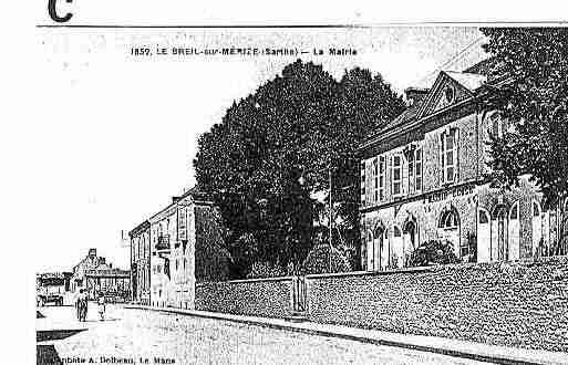 Ville de BREILSURMERIZE Carte postale ancienne