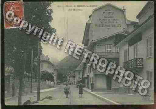 Ville de BRIDESLESBAINS Carte postale ancienne