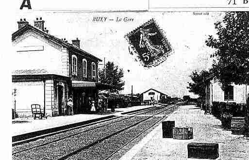 Ville de BUXY Carte postale ancienne