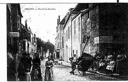 Ville de CHAGNY Carte postale ancienne