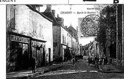 Ville de CHAGNY Carte postale ancienne