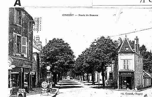 Ville de CHAGNY Carte postale ancienne