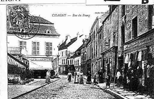 Ville de CHAGNY Carte postale ancienne