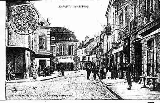 Ville de CHAGNY Carte postale ancienne