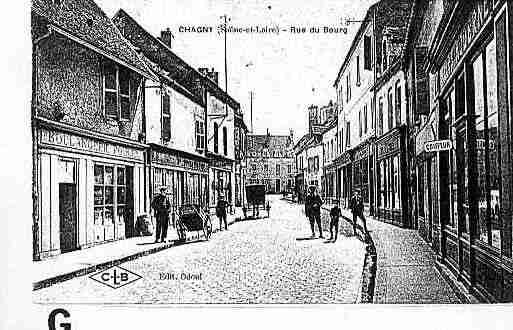 Ville de CHAGNY Carte postale ancienne