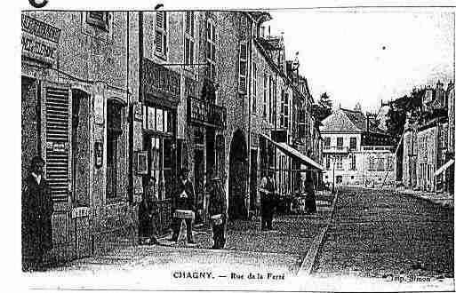 Ville de CHAGNY Carte postale ancienne