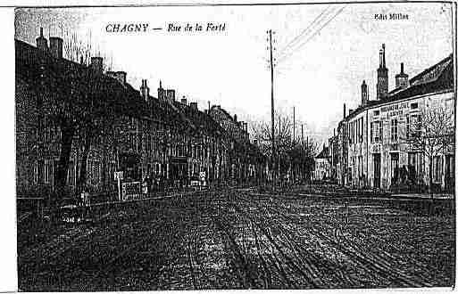 Ville de CHAGNY Carte postale ancienne