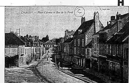 Ville de CHAGNY Carte postale ancienne