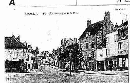 Ville de CHAGNY Carte postale ancienne