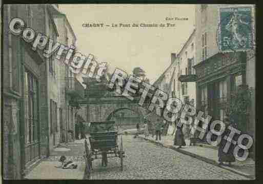 Ville de CHAGNY Carte postale ancienne