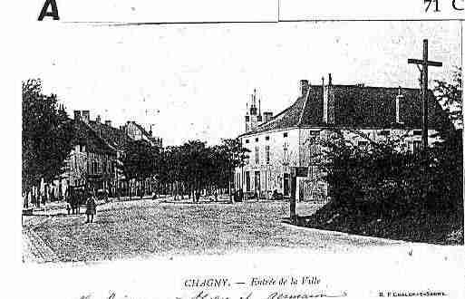 Ville de CHAGNY Carte postale ancienne