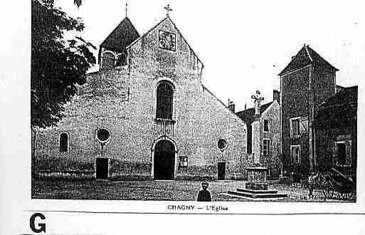 Ville de CHAGNY Carte postale ancienne