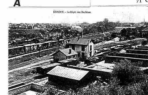 Ville de CHAGNY Carte postale ancienne