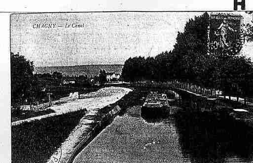 Ville de CHAGNY Carte postale ancienne