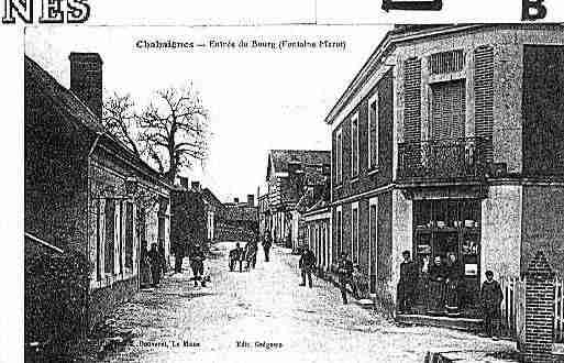 Ville de CHAHAIGNES Carte postale ancienne