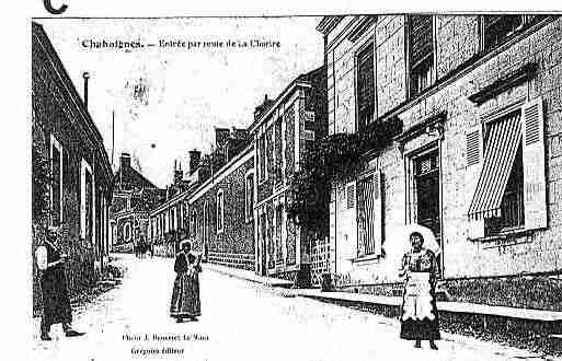 Ville de CHAHAIGNES Carte postale ancienne