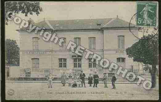 Ville de CHAILLYENBIERE Carte postale ancienne