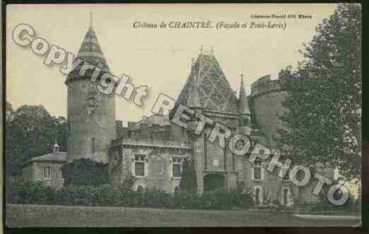 Ville de CHAINTRE Carte postale ancienne