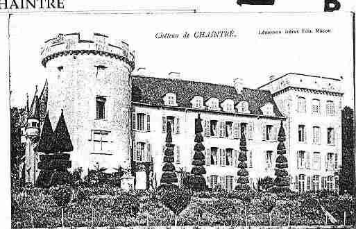 Ville de CHAINTRE Carte postale ancienne