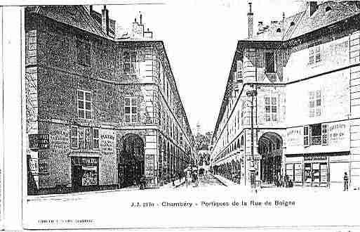 Ville de CHAMBERY Carte postale ancienne