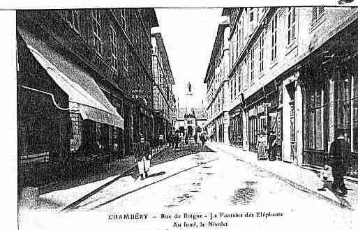 Ville de CHAMBERY Carte postale ancienne