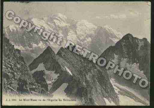 Ville de CHAMONIXMONTBLANC Carte postale ancienne