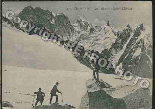 Ville de CHAMONIXMONTBLANC Carte postale ancienne