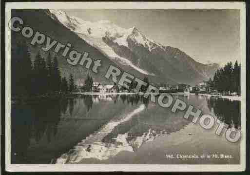 Ville de CHAMONIXMONTBLANC Carte postale ancienne