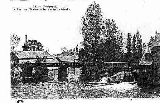 Ville de CHAMPAGNE Carte postale ancienne