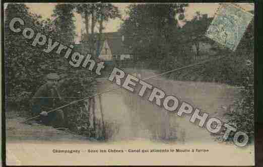 Ville de CHAMPAGNEY Carte postale ancienne