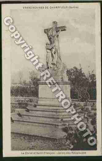 Ville de CHAMPFLEUR Carte postale ancienne