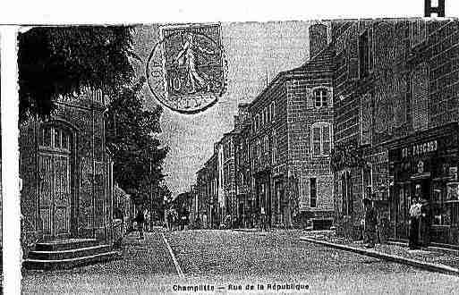 Ville de CHAMPLITTE Carte postale ancienne