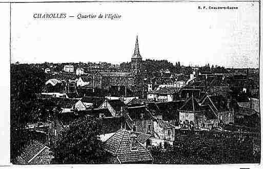 Ville de CHAROLLES Carte postale ancienne