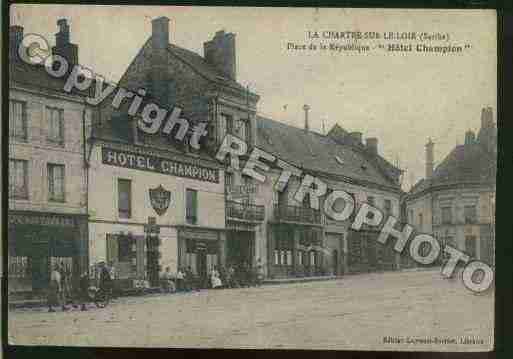 Ville de CHARTRESURLELOIR(LA) Carte postale ancienne