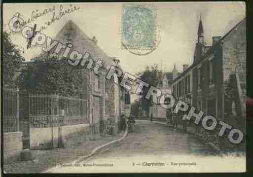 Ville de CHARTRETTES Carte postale ancienne