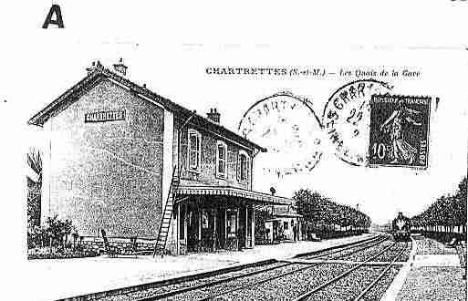 Ville de CHARTRETTES Carte postale ancienne