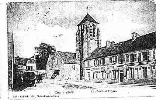 Ville de CHARTRETTES Carte postale ancienne