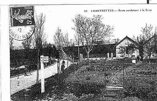 Ville de CHARTRETTES Carte postale ancienne