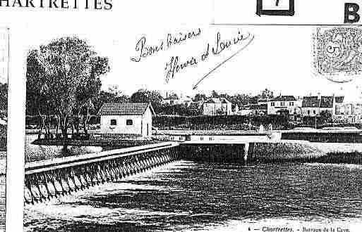 Ville de CHARTRETTES Carte postale ancienne