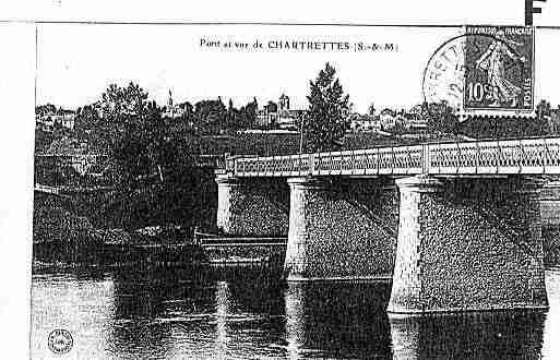 Ville de CHARTRETTES Carte postale ancienne